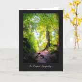 Het pad lijkt het meest steil.... In diepe sympath Kaart (Gele Bloem)