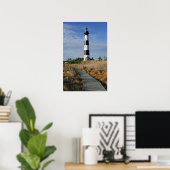 Het pad naar Bodie Island Lighthouse Poster (Thuiskantoor)