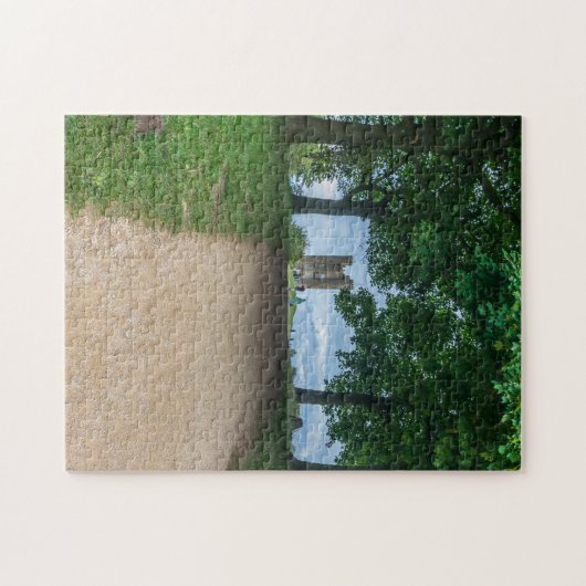 Het pad naar Broadway Tower-puzzel Legpuzzel (Horizontaal)