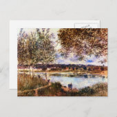 Het pad naar de oude veerboot, 1880, door Alfred S Briefkaart (Voorkant / Achterkant)