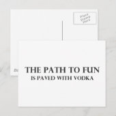 Het pad naar Fun 2 Briefkaart (Voorkant / Achterkant)