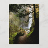 Het pad naar het Briefkaart van Latourell Herfsten (Voorkant)