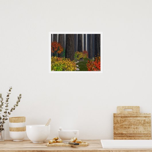 Het pad naar vrede poster (Keuken)