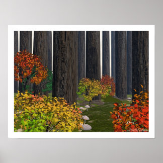 Het pad naar vrede poster