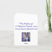 Het pad - Notecard Kaart (Achterkant)