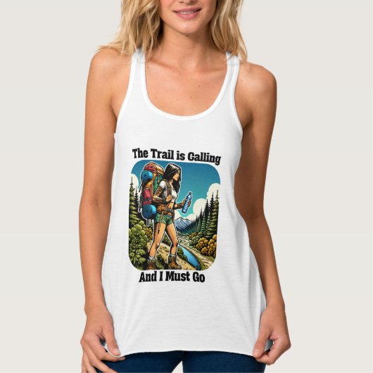 Het pad roept en ik moet gaan tanktop (Voorkant)