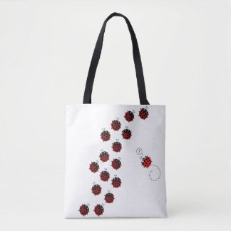 Het pad van de lente tote bag