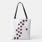 Het pad van de lente tote bag (Achterkant)
