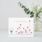 Het pad van de liefde briefkaart (Staand voorkant)