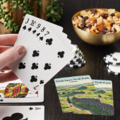 Het pad van de muur van Hadrianus Engeland Pokerkaarten (Insitu)