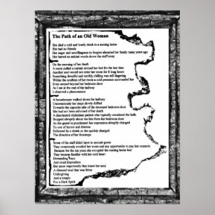 Het pad van de oude vrouw poster