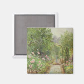 Het pad van de tuin magneet (Voorkant / Achterkant)