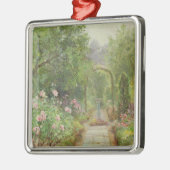 Het pad van de tuin metalen ornament (Links)