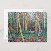 Het pad van januari briefkaart (Voorkant / Achterkant)