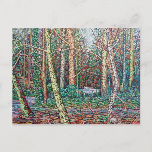 Het pad van januari briefkaart (Voorkant)