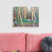 Het pad van januari canvas afdruk (Insitu (Woonkamer))