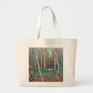 Het pad van januari grote tote bag