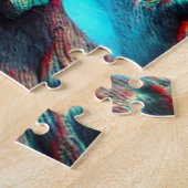 Het pad van oneindigheid: de afdaling van de krist legpuzzel (Zijkant)