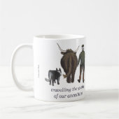 het pad van onze voorouders in het Gaelic Koffiemok (Links)