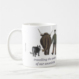 het pad van onze voorouders in het Gaelic Koffiemok