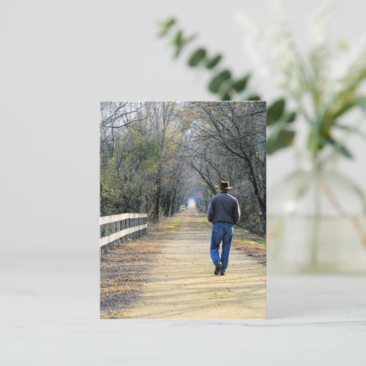 Het pad vóór Briefkaart (Staand voorkant)