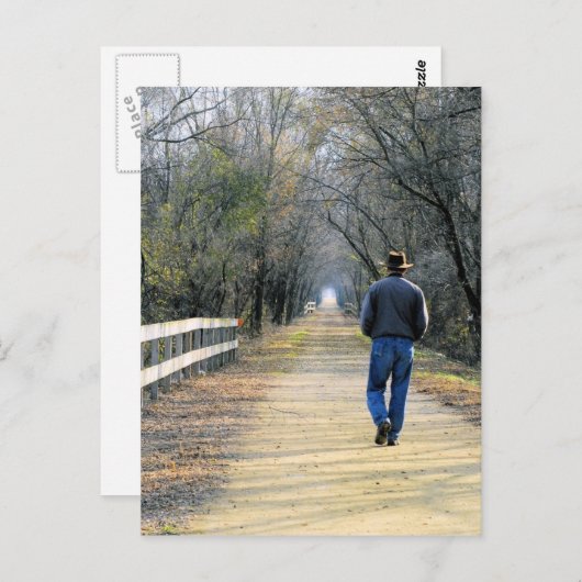 Het pad vóór Briefkaart (Voorkant / Achterkant)