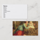 Het pad waar de bruine bladeren zich verspreiden,  visitekaartje (Voorkant / Achterkant)