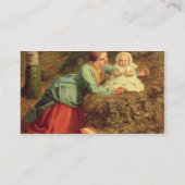 Het pad waar de bruine bladeren zich verspreiden,  visitekaartje (Achterkant)