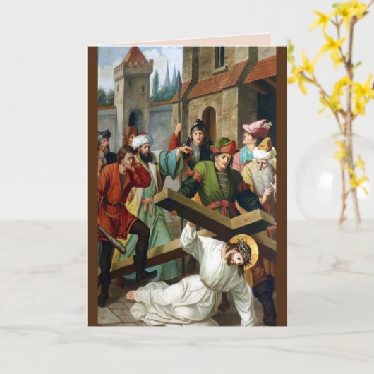 het pad-wenskaart kaart (Gele Bloem)