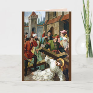 het pad-wenskaart kaart