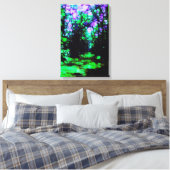 Het pad wordt weergegeven door het licht van de ma canvas afdruk (Insitu (Slaapkamer))