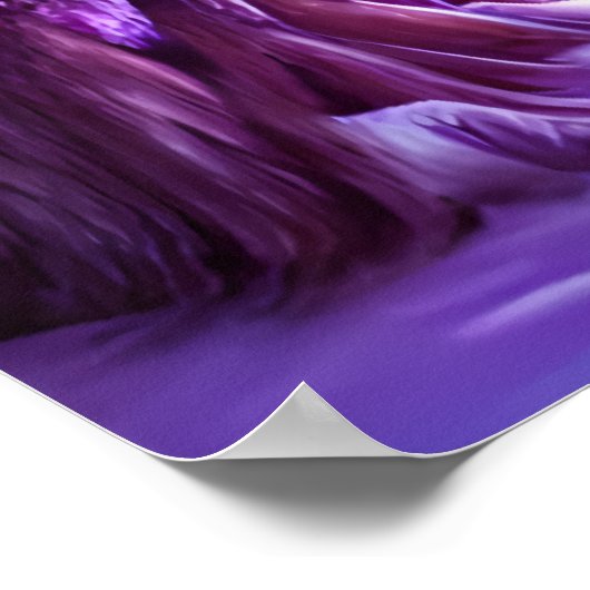 Het paddenstoelbos in de winter | AI Art Poster (Hoek)