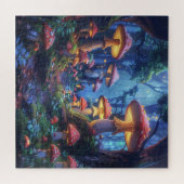 Het paddenstoelenbos legpuzzel (Horizontaal)