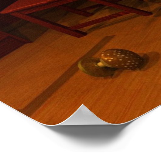 Het paddenstoelenMan Poster (Hoek)