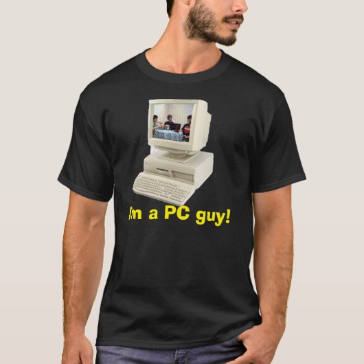 Het Paige Campbell Show "Ik ben een PC Guy!" T-shirt (Voorkant)
