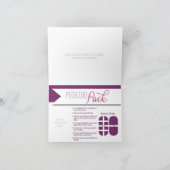 Het Pak van de pedicure - Notecard met Envelop Kaart (Binnen)