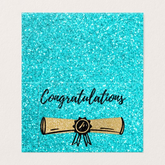 Het pakket van 25 de Kaarten van het Afstuderen va (Buitenkant ongevouwen)