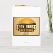 Het Pakket van Kerstmis Feestdagen Kaart (Achterkant)