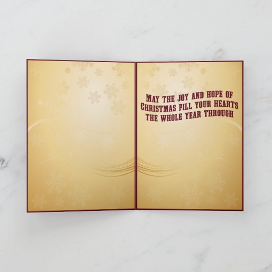 Het Pakket van Kerstmis Feestdagen Kaart (Binnen)