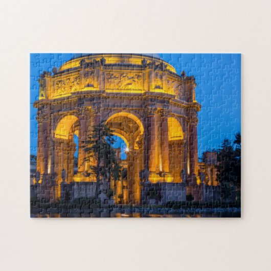 Het Palace Of Fine Arts bij het aanbreken van de d Legpuzzel (Horizontaal)