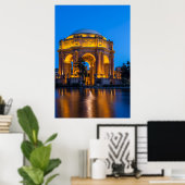 Het Palace Of Fine Arts bij zonsopgang Poster (Thuiskantoor)