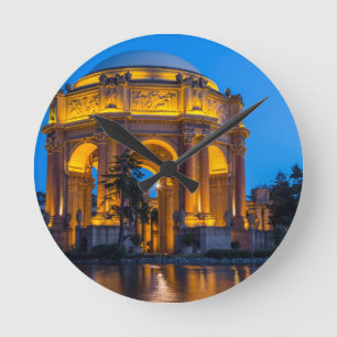Het Palace Of Fine Arts bij zonsopgang Ronde Klok