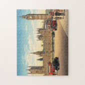 Het Palace of Westminster Japanse Houtblokprint Legpuzzel (Verticaal)