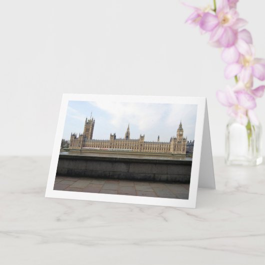Het Palace of Westminster, Londen Kaart (Orchidee)