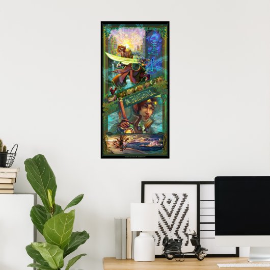 het paladin - 15 x 30 inch poster (Thuiskantoor)