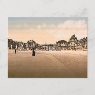Het paleis, buitenkant, Versailles, Frankrijk klas Briefkaart