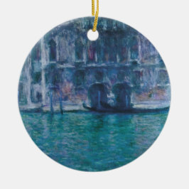 Het paleis da Mula Claude Monet  Fles  Keramisch Ornament