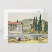 Het paleis en de tuinen van Ashref, Perzië, bord 8 Briefkaart (Voorkant / Achterkant)