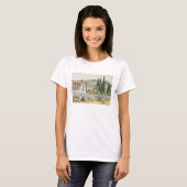 Het paleis en de tuinen van Ashref, Perzië, bord 8 T-shirt (Voorkant volledig)