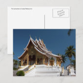 Het paleis in Luang Prabang Briefkaart (Voorkant / Achterkant)